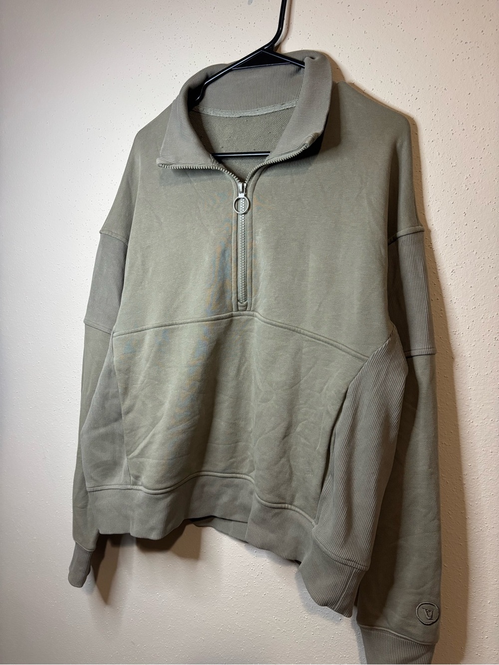 Vuori Women's Half-Zip Pullover Sweater - Olive